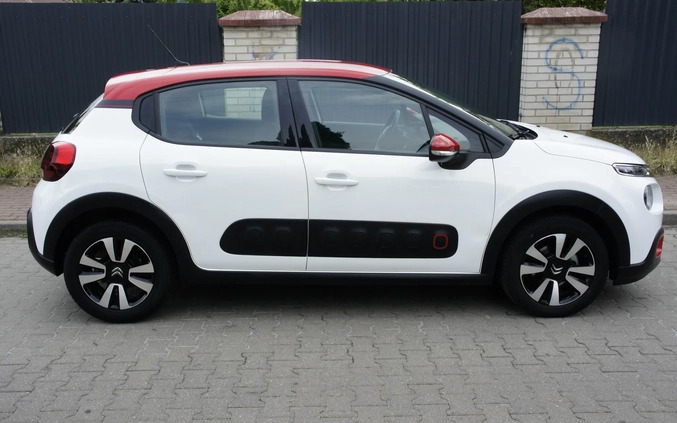 Citroen C3 cena 54800 przebieg: 22000, rok produkcji 2018 z Płock małe 301